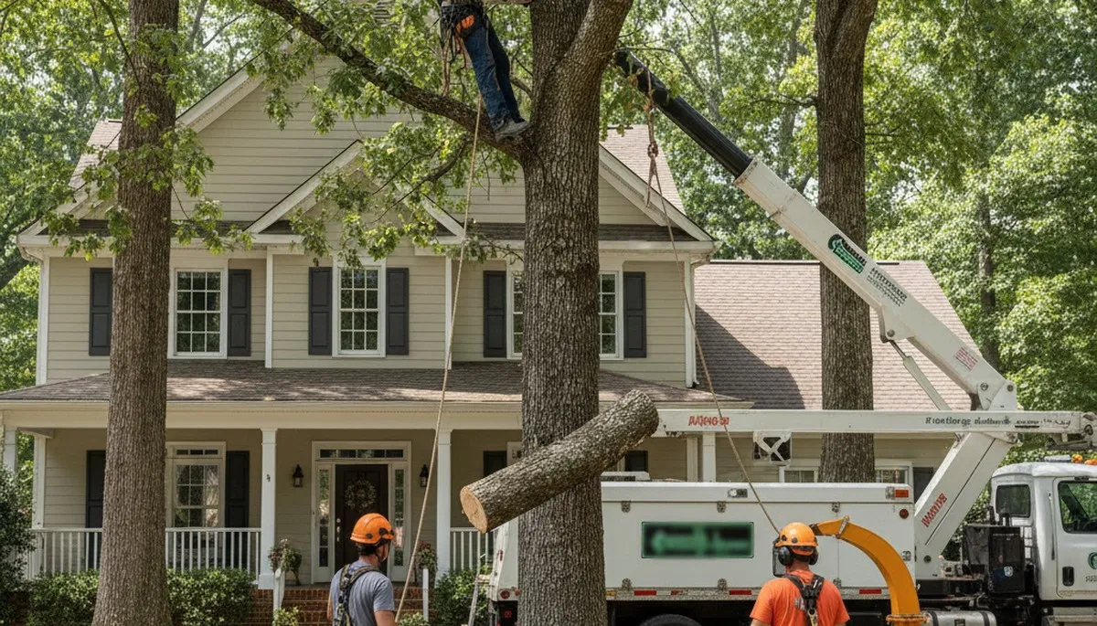 Tree service crew in Brandon, FL providing expert tree trimming and removal